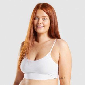 Gymshark Small No VPL Bralette - White